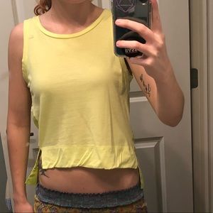 Cute neon yellow tank